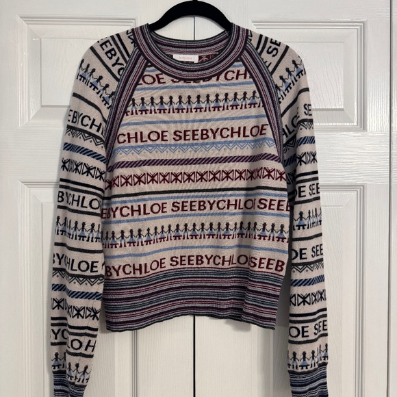 RARE See By Chloe Logo Sweater - Picture 1 of 4